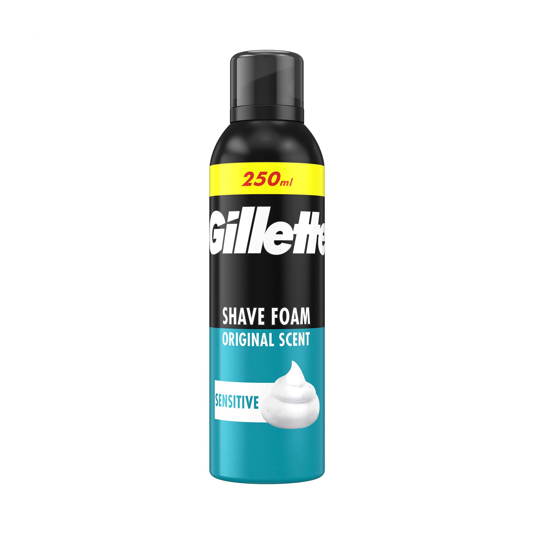 Піна для гоління чоловіча Gillette Classic Sensitive для чутливої шкіри, 250 мл